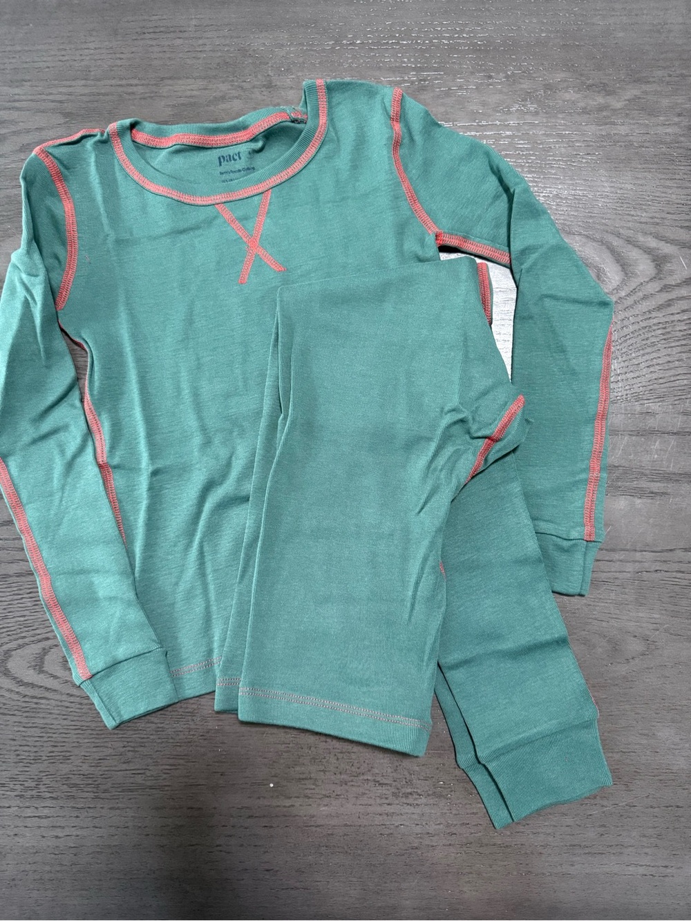 Pact Kids Pajamas Set Size 6 Unisex 100% Organic Cotton